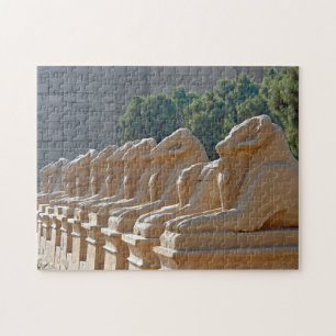 Avenue of Sphinxes in Karnak Temple - Egypten Pussel