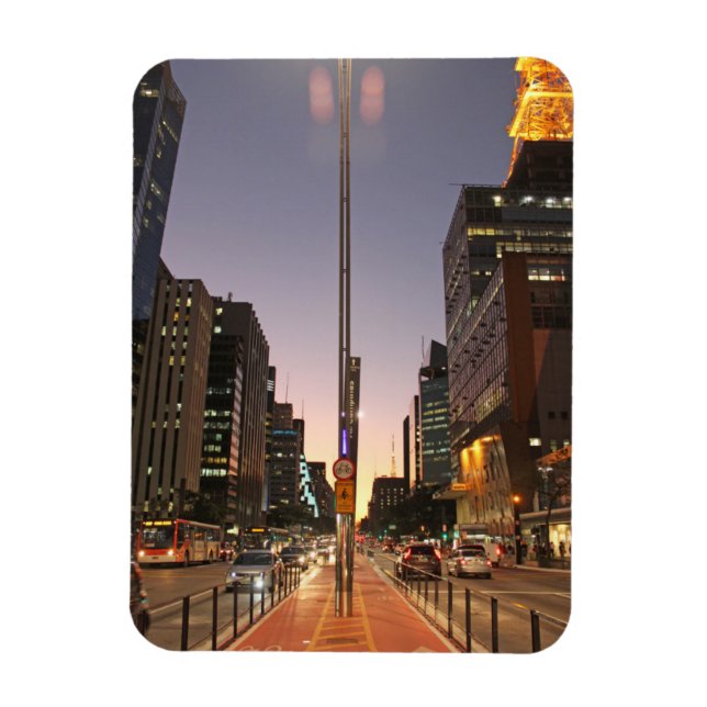 Avenue Paulista - São Paulo Magnet (Vertikal)