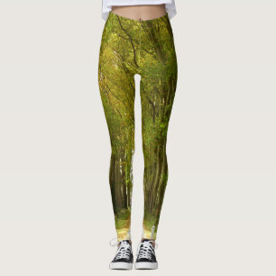 Aveny av träddamasker leggings