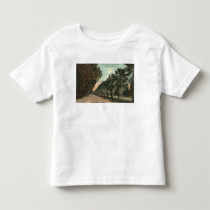 Aveny för handflatan- och pepparträd tillsammans t-shirt