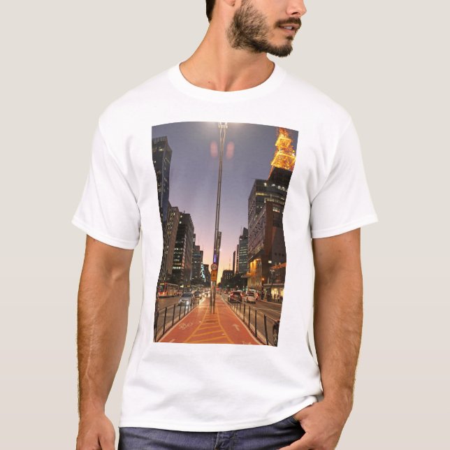 Aveny Paulista - São Paulo T-shirt (Framsida)