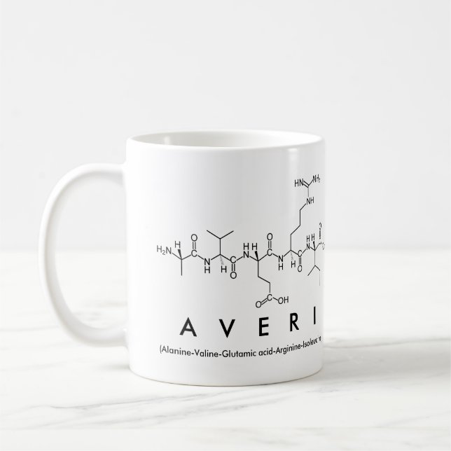 Averi peptide namn mugg (Vänster)