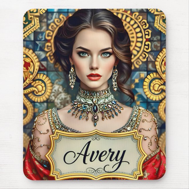 AVERY ~ Bevackert Woman ~ Mousepad Musmatta (Framsidan)