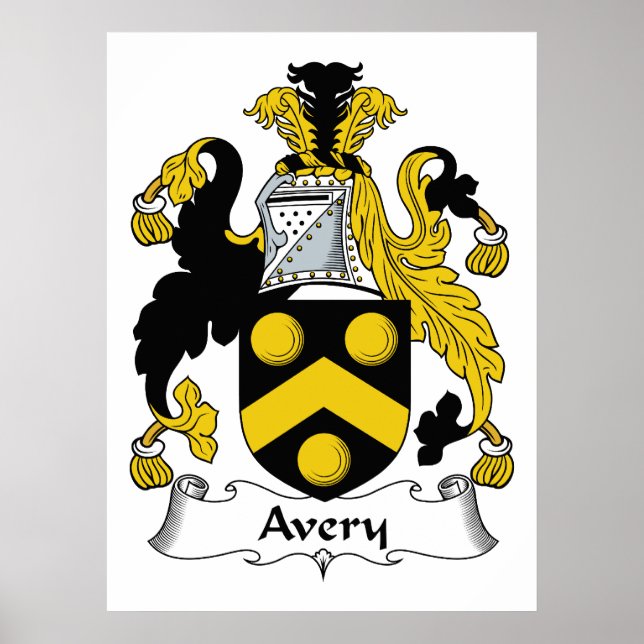 Avery Family Crest Poster (Framsidan)
