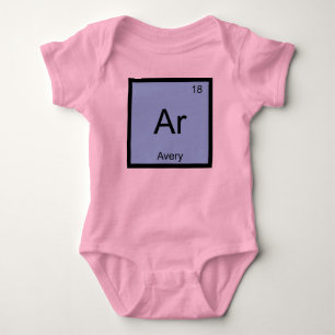 Avery Namn Kemiskt Element Periodiska Systemet Tee