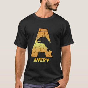 Avery personlig pojkar dinosaur söta anpassningsba t shirt