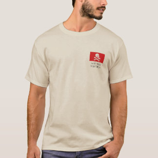 avery-red_flag levande fritt, fiskar hårt!! tee shirt