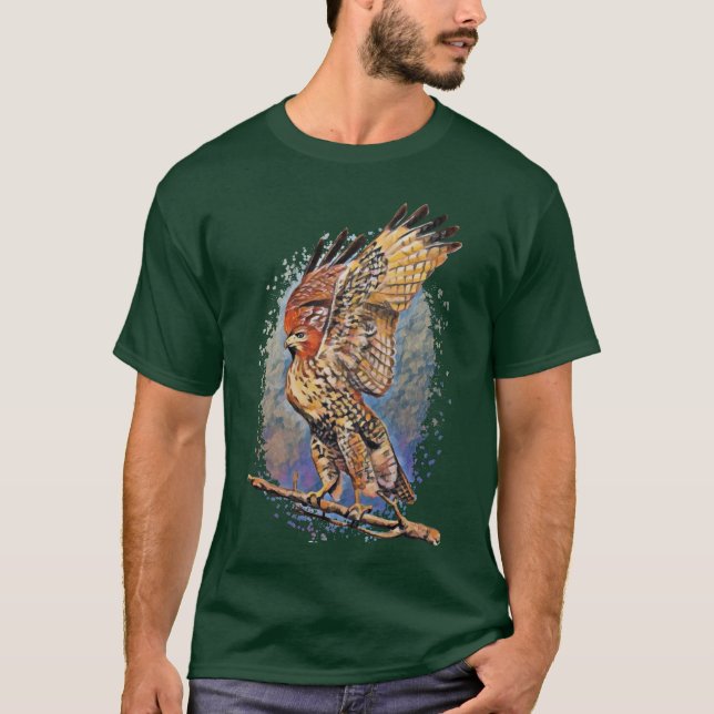 Aves do Brasil Gavião mateiro 5 T Shirt (Framsida)