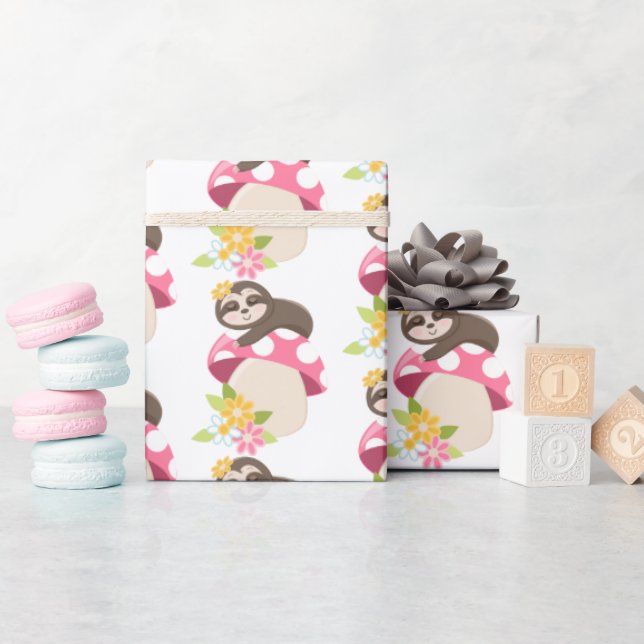 Avfall av sluttningen party i Cute flicka Presentpapper (Baby Shower)