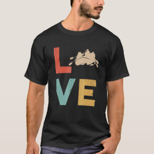Avfall från avloppsvatten från Kärlek Retro Stil f T Shirt