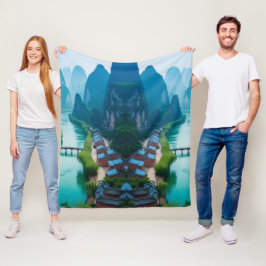 Avfall i Serenity - Karst River Valley Blanket Fleecefilt