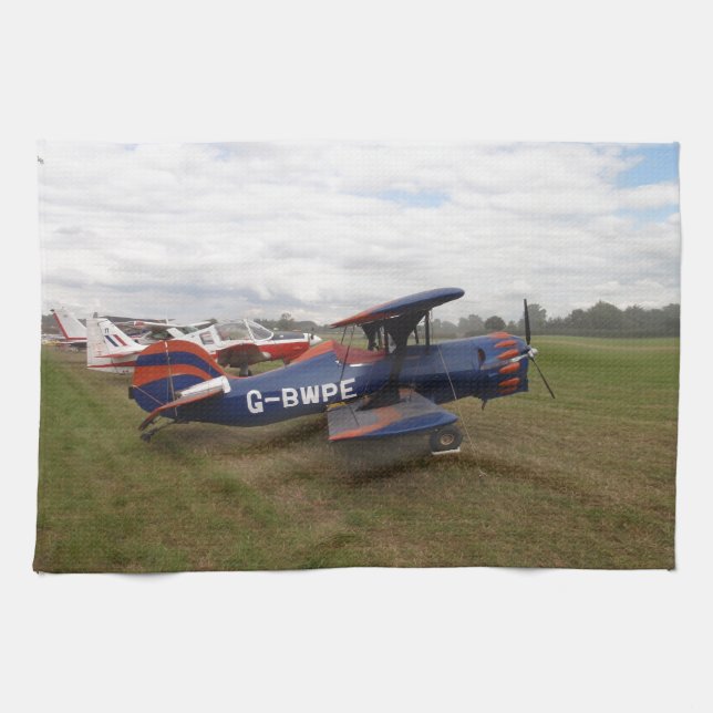 Avfällings- Biplane Kökshandduk (Horisontell)