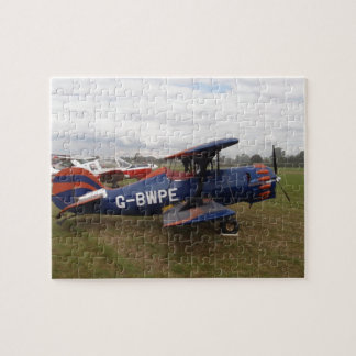 Avfällings- Biplane Pussel