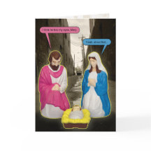 AvfallscontainerbabyJesus julkort