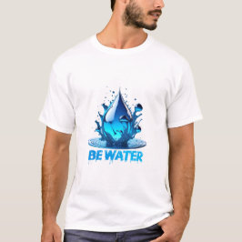 Avfallsdesignen "Be Vatten" med hög kvalitet T Shirt