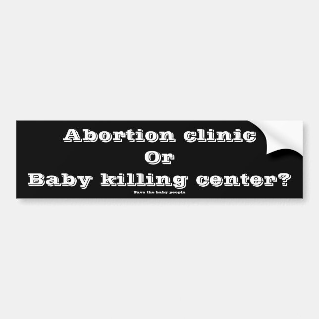 Avfallsklinik eller Baby-center? Bildekal (Framsidan)