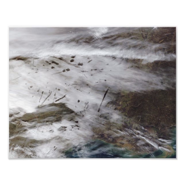 Avfallsspår för luftfartyg fototryck (Framsidan)