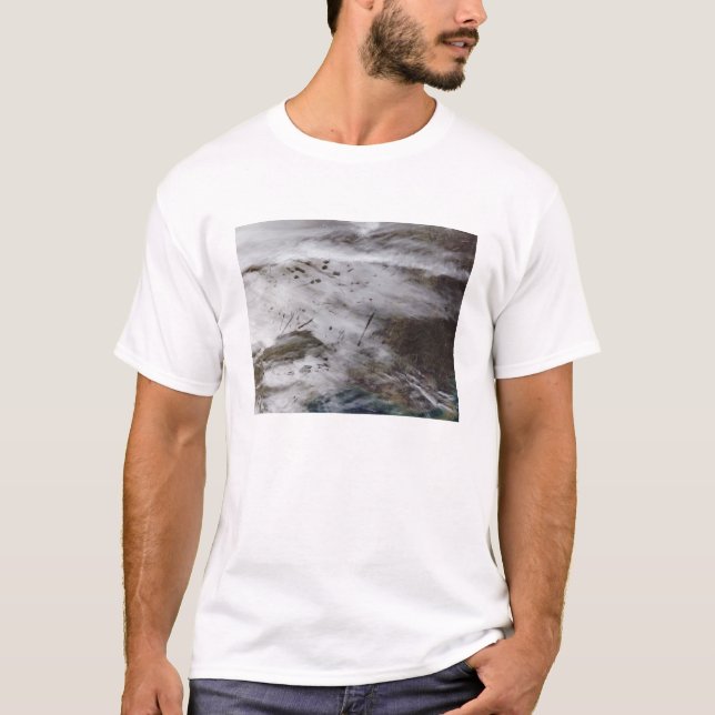 Avfallsspår för luftfartyg tee shirt (Framsida)