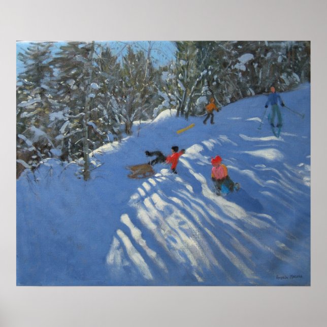 Avfärd från Sledge Morzine Poster (Framsidan)
