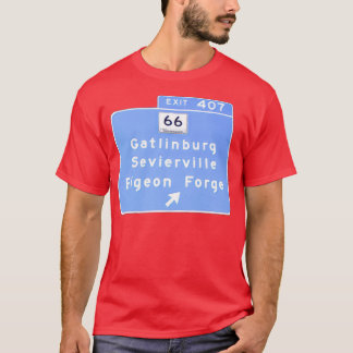 Avfart 407 Gatlinburg Pigeon Forge GSMNP T Shirt