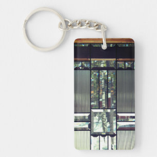 Avfasad glasbjörn träd metallic silver modern