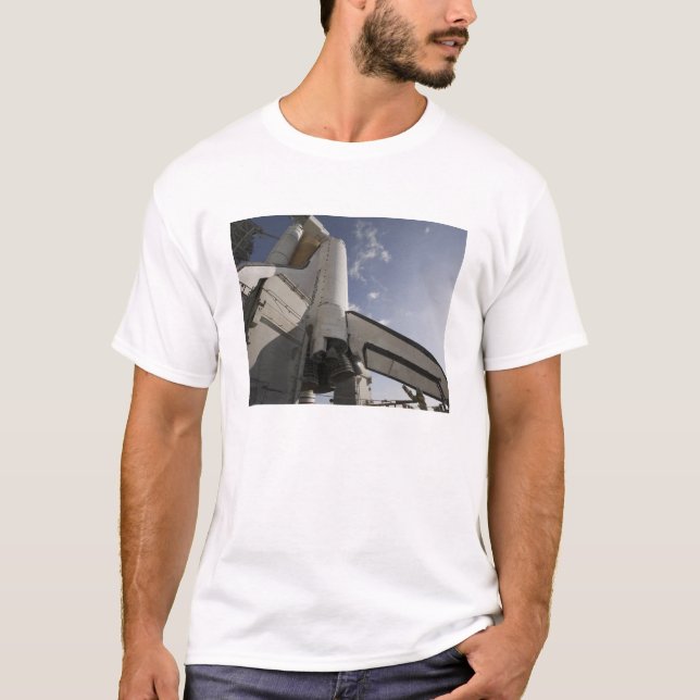 Avfasning av rymdfärder på startplattan 6 tee shirt (Framsida)