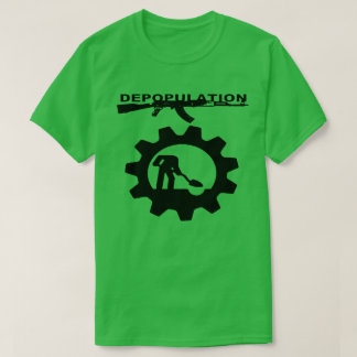 Avfolkning: Praktiska Depopulator & arbetet T Shirt