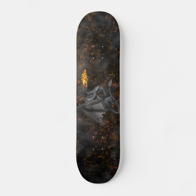 Avfyra-Andning drake Old School Skateboard Bräda 21,6 Cm (Framsida)