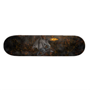 Avfyra-Andning drake Old School Skateboard Bräda 21,6 Cm