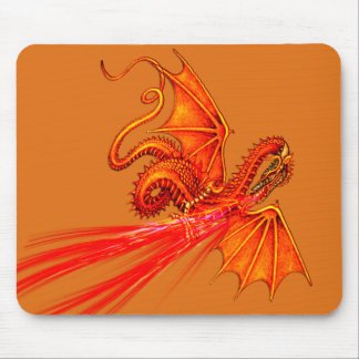 Avfyra andningdrakemousepad musmatta