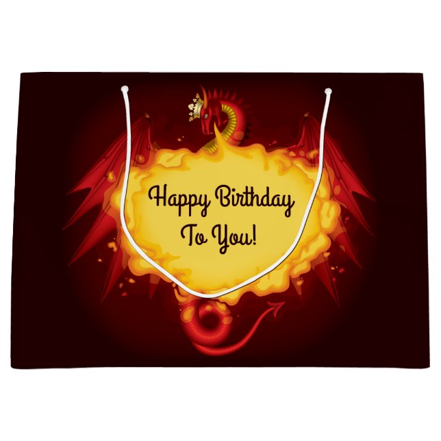 Avfyra andningdraken som den stora gåvan hänger (Framsidan)