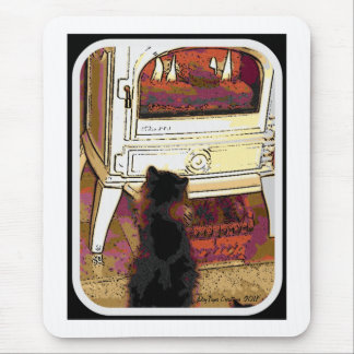 Avfyra att stirra kattunge musmatta