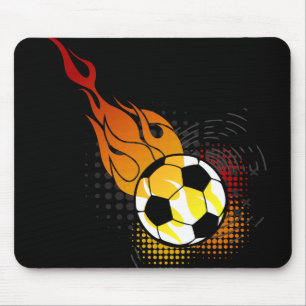 Avfyra bollfotboll Mousepad Musmatta