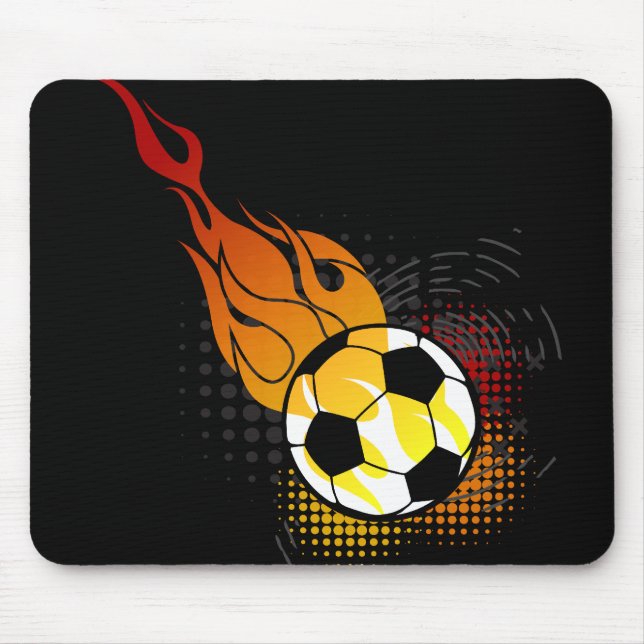 Avfyra bollfotboll Mousepad Musmatta (Framsidan)