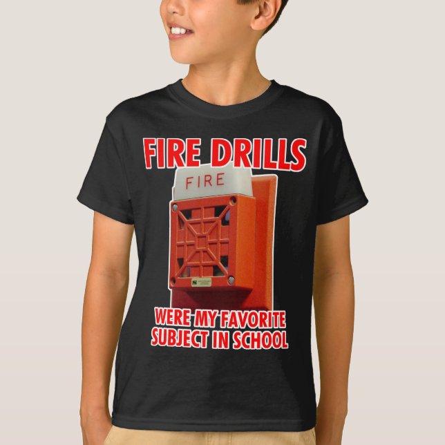 Avfyra borrar t shirt (Framsida)