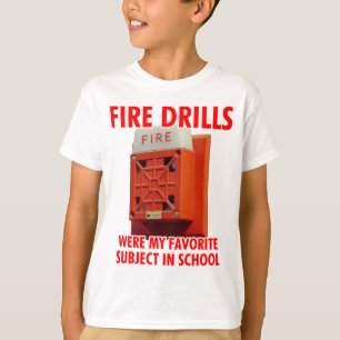 Avfyra borrar t shirt