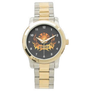 Avfyra chefer flammar armbandsur