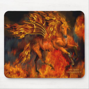 Avfyra dansarefantasin Mousepad Musmatta