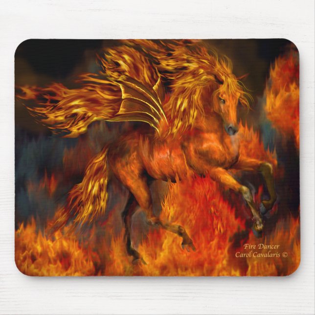Avfyra dansarefantasin Mousepad Musmatta (Framsidan)