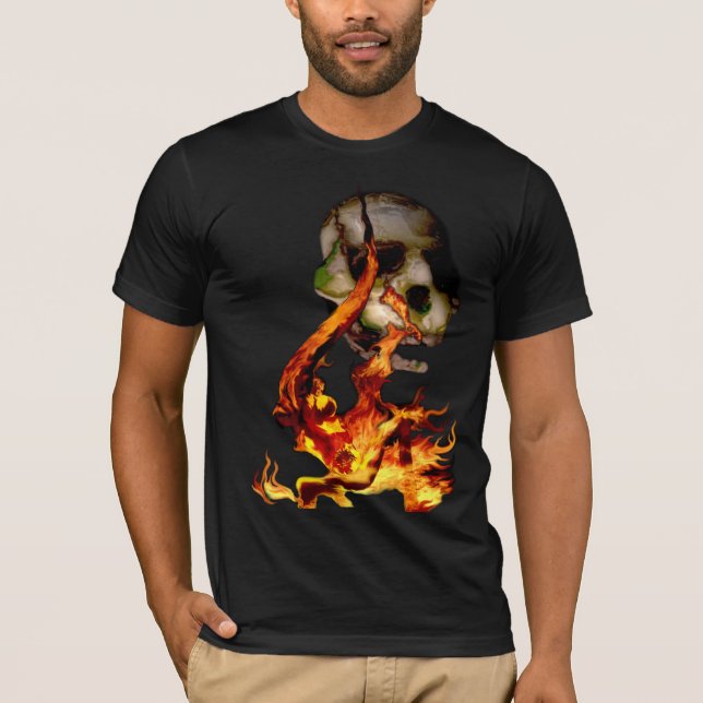 Avfyra demonen tee shirt (Framsida)