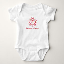 Avfyra den avdelnings-babyJersey bodysuiten Tee Shirt