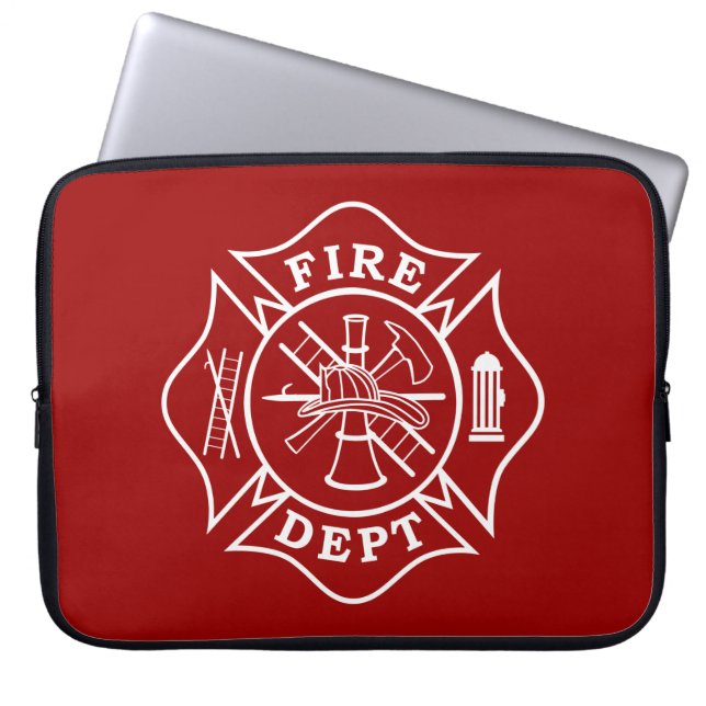 Avfyra den maltesiska arga bärbar dator för laptop sleeve (Framsidan)