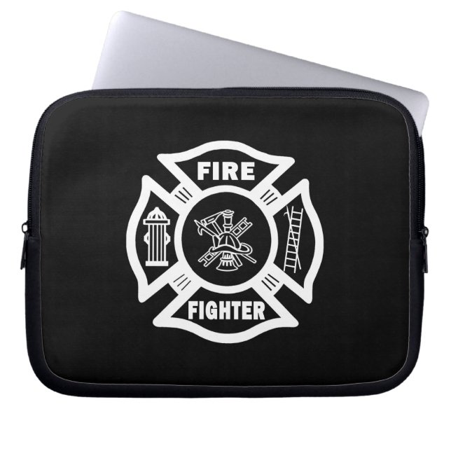 Avfyra den maltesiska kämpen laptop sleeve (Framsidan)