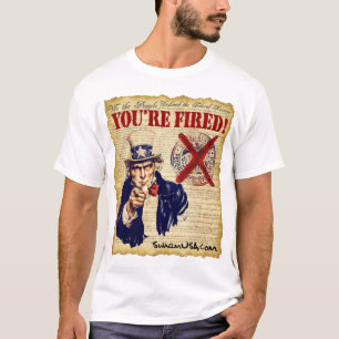 Avfyra den matade skjortan t-shirt