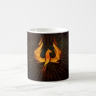 Avfyra den Phoenix fågeln Kaffemugg