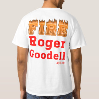 Avfyra den Roger Goodell t-skjortan ljus stil T-shirt