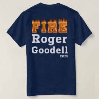 Avfyra den Roger Goodell t-skjortan mörk stil Tee Shirt