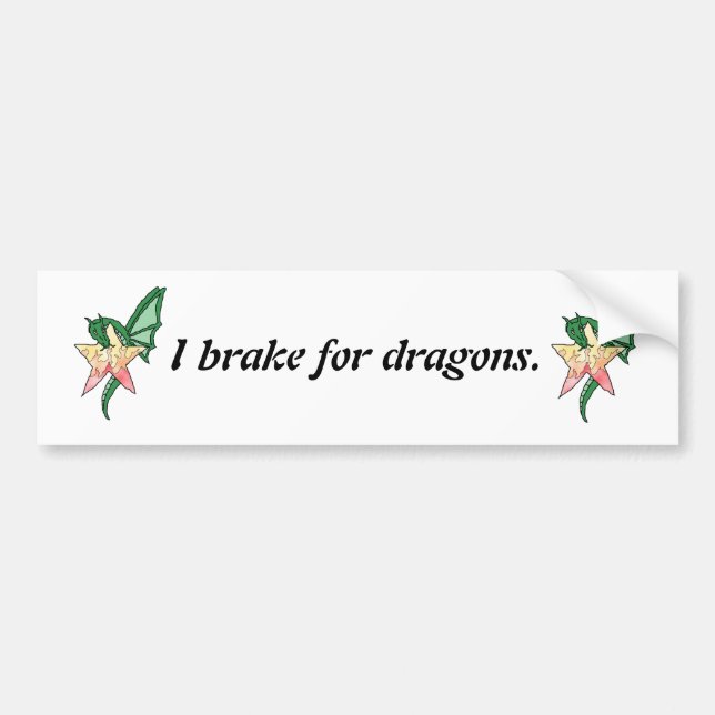 Avfyra draken bildekal (Framsidan)