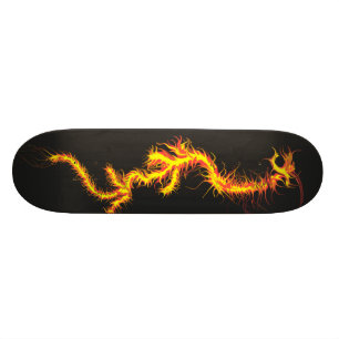avfyra draken mini skateboard bräda 18,5 cm