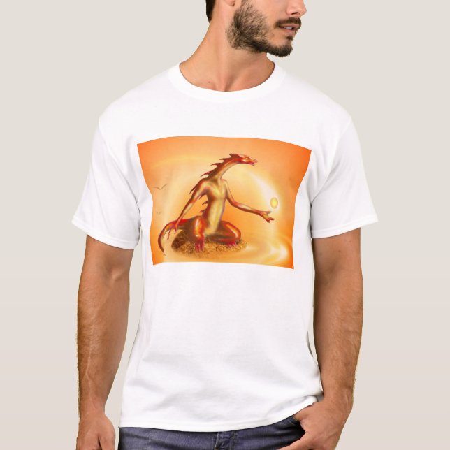 Avfyra draken t-shirt (Framsida)